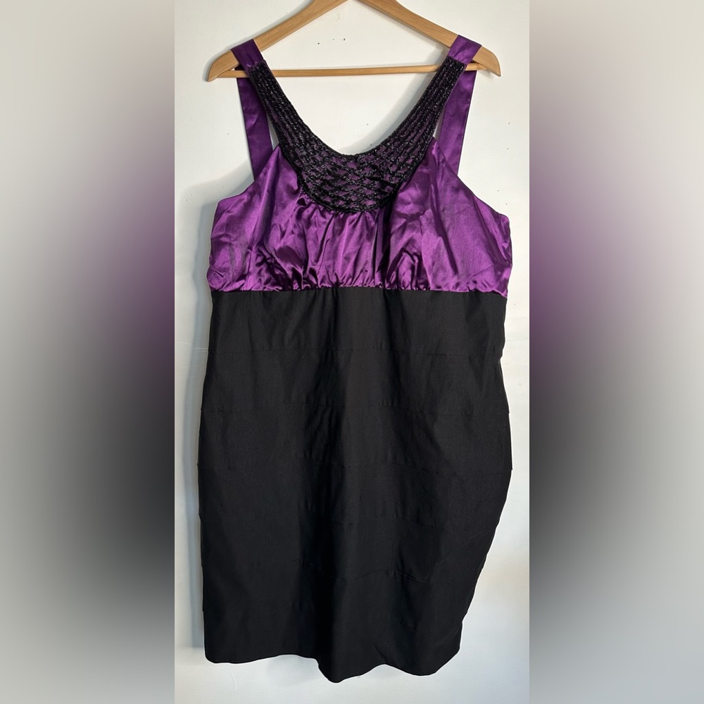 TORRID Satin Beaded Top Bodycon Mini Dress Sz 24